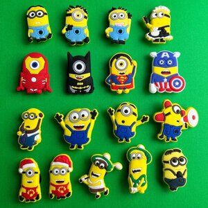Minions Crocs Shoe Charms Set of 17 - jibbitz Charms Despicable Me